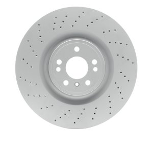 Mercedes-Benz GLE400 Brake Rotor (1) - Front - R1 Concepts - Drilled Carbon Alloy GeoMET - `12-`19